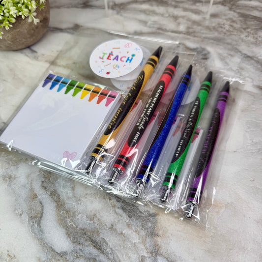 Bundled Set - Crayon Teach Teacher