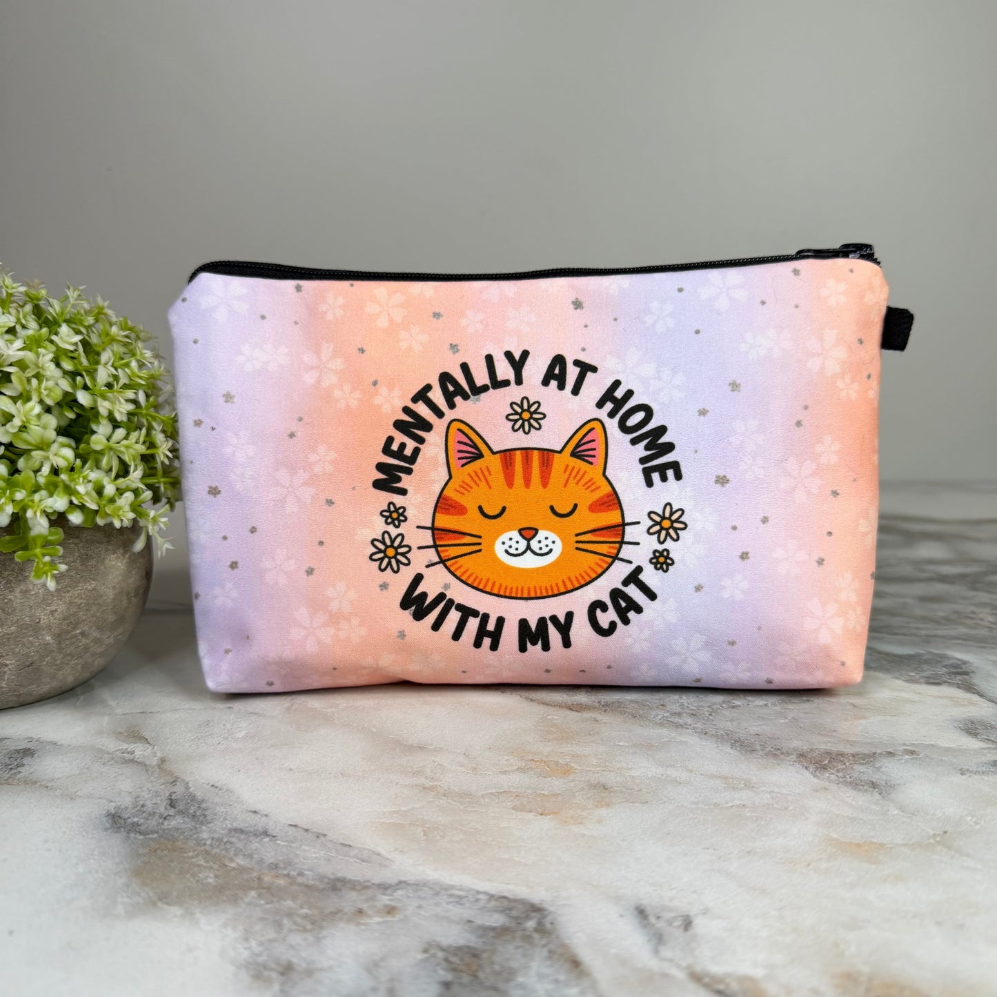 Pouch - Cat, Mentally At Home With My Cat