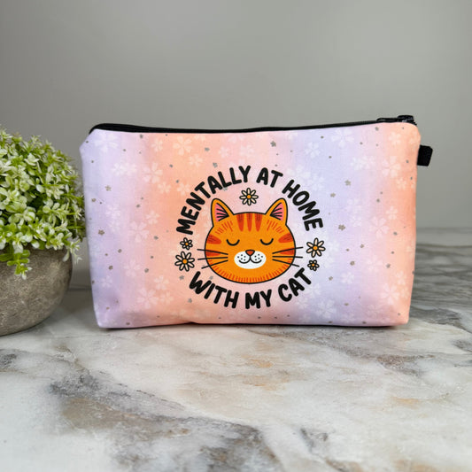 Pouch - Cat, Mentally At Home With My Cat