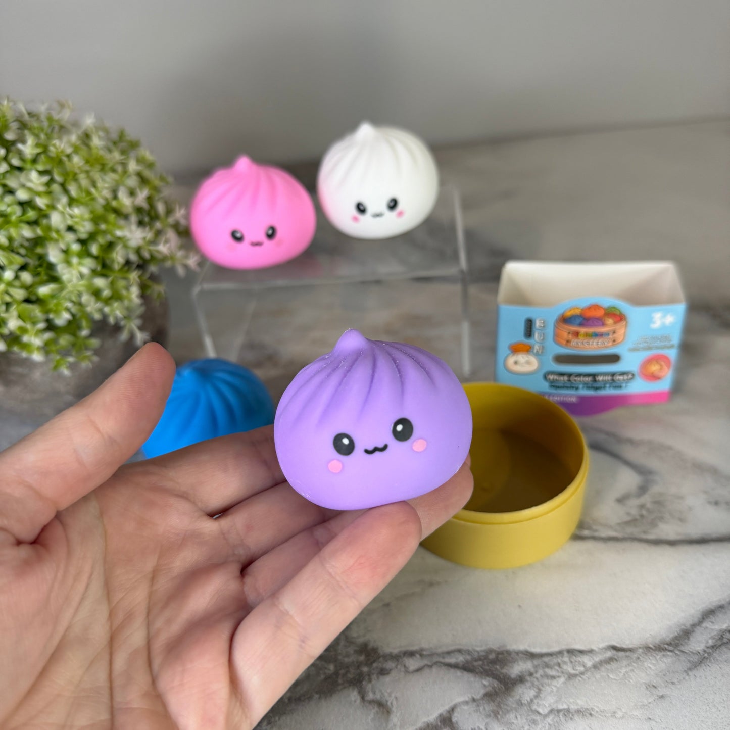 Squishy Toy - Mini Dumpling, Solid, Single Item
