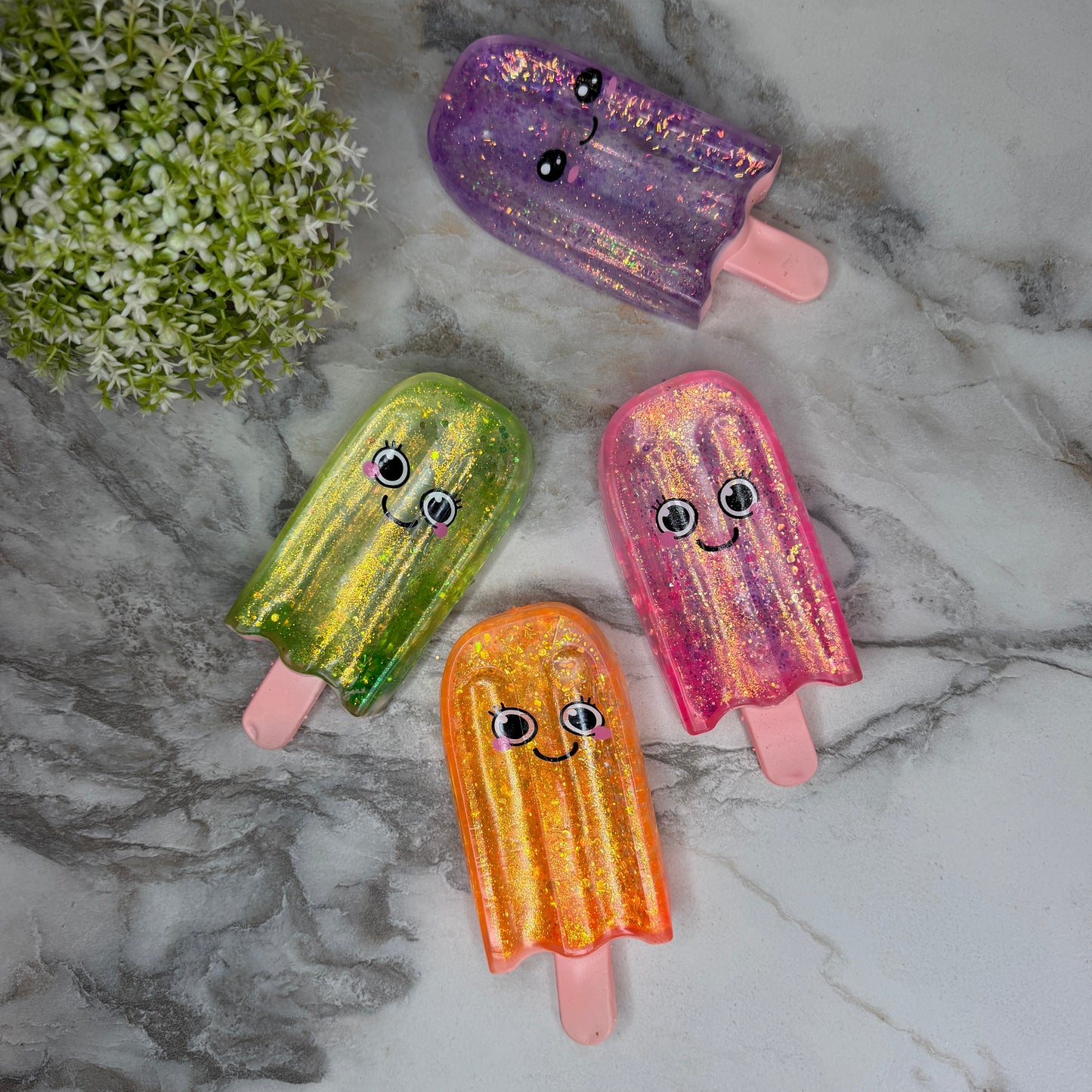 Squishy Toy - Slow Glitter Popsicle