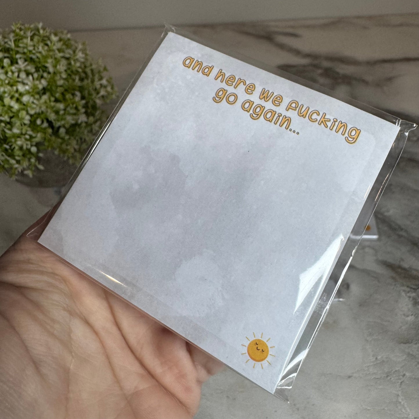 The Sticky Note Collection - Adult, Here We Fucking Go