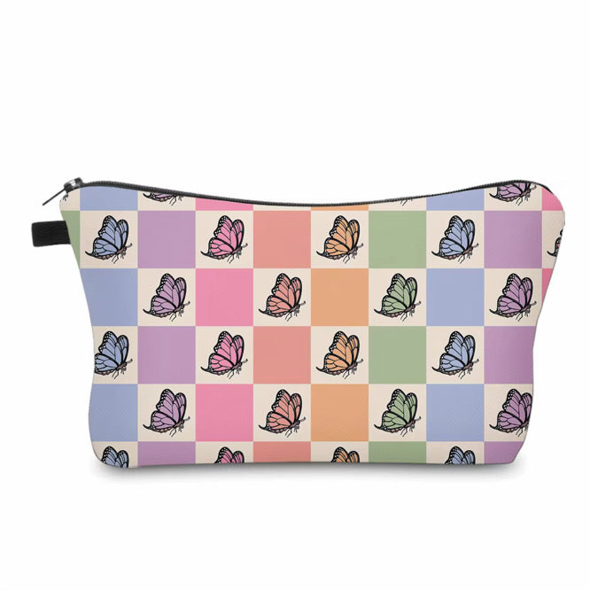 Pouch - Butterfly Checkered