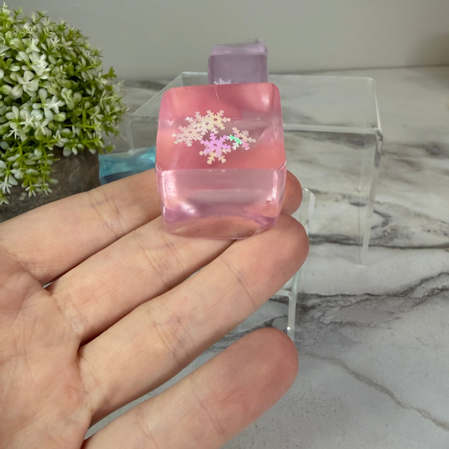 Squishy Toy - Ice Cube Snowflake