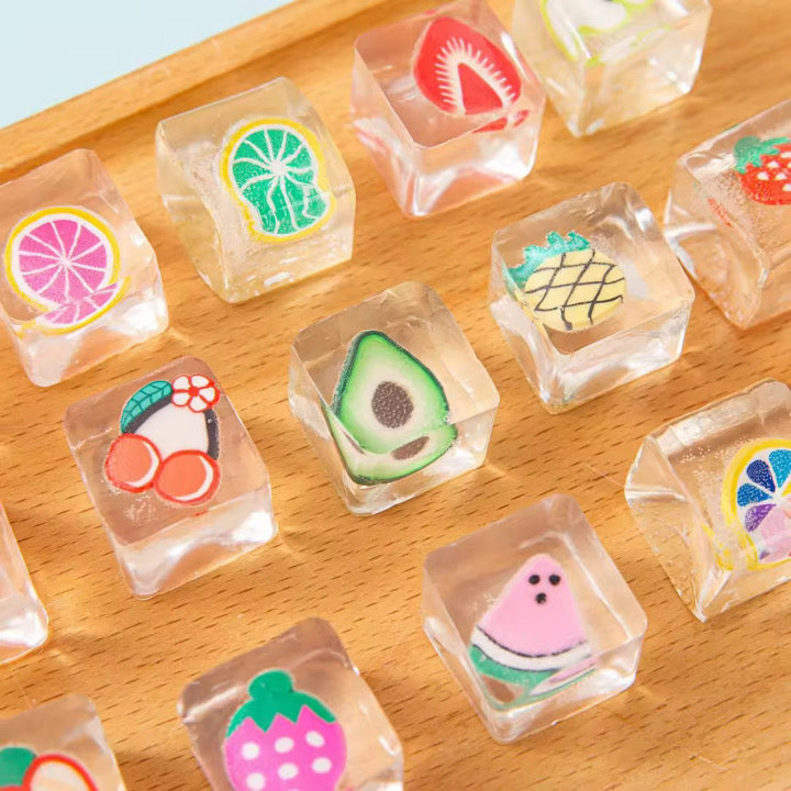 Ice Cube Squishy Toy - Clear Charm