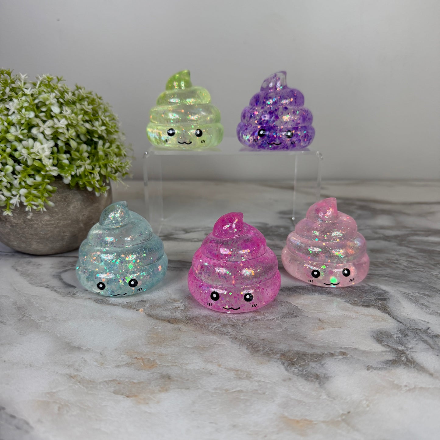 Squishy Toy - Glitter Poop