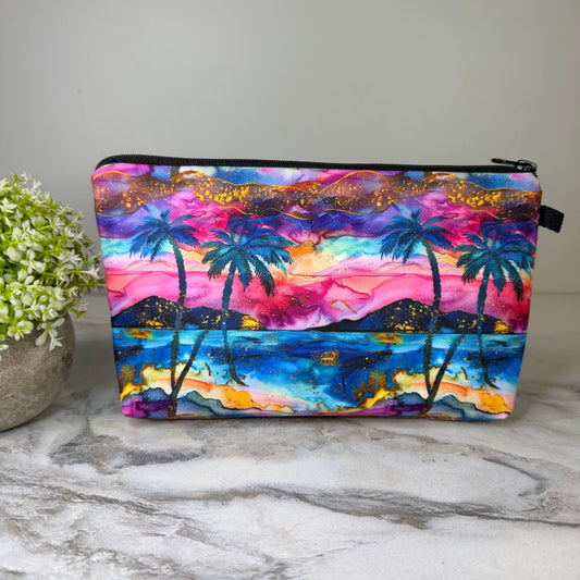 Pouch - Summer Sunset Palm Tree