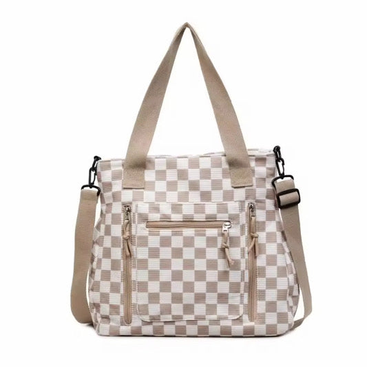 Caitlin Handbag - Corduroy Checker