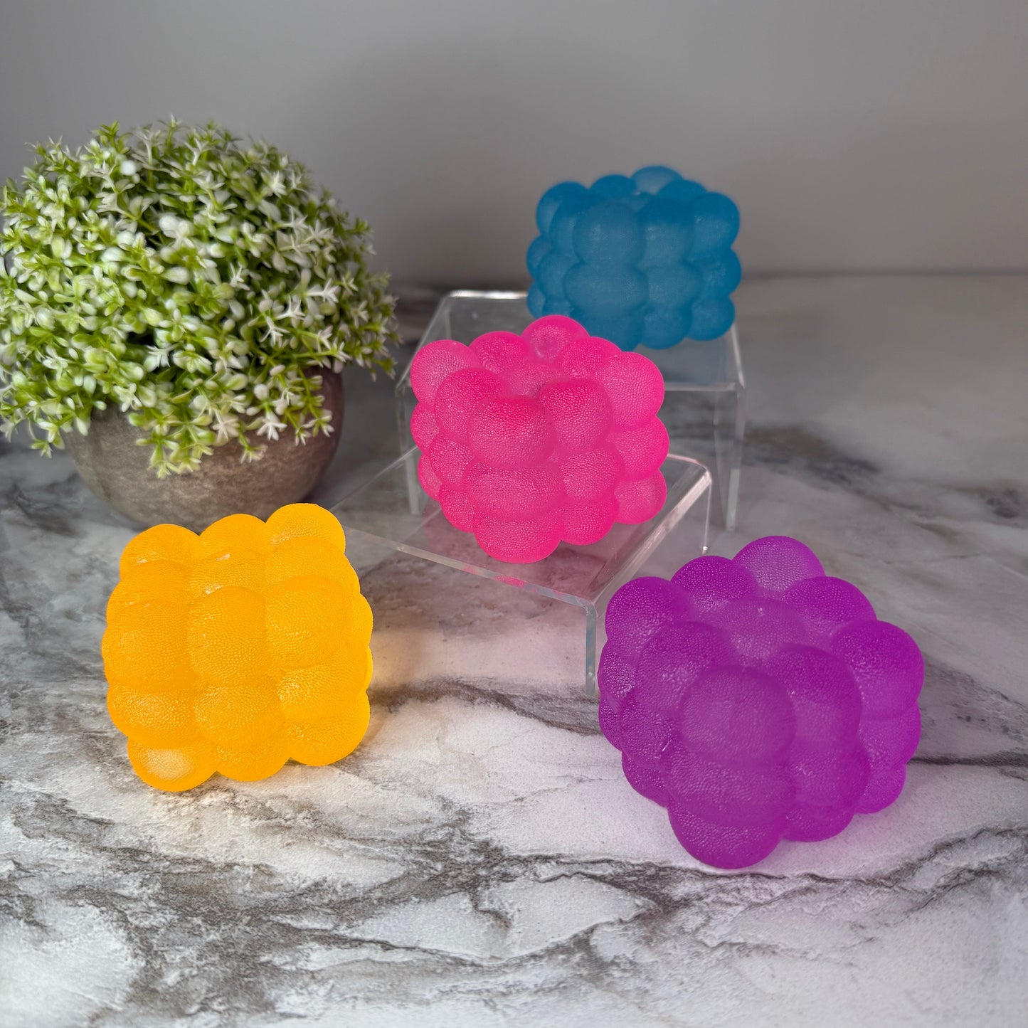 Squishy Toy - Textured Nine Cube