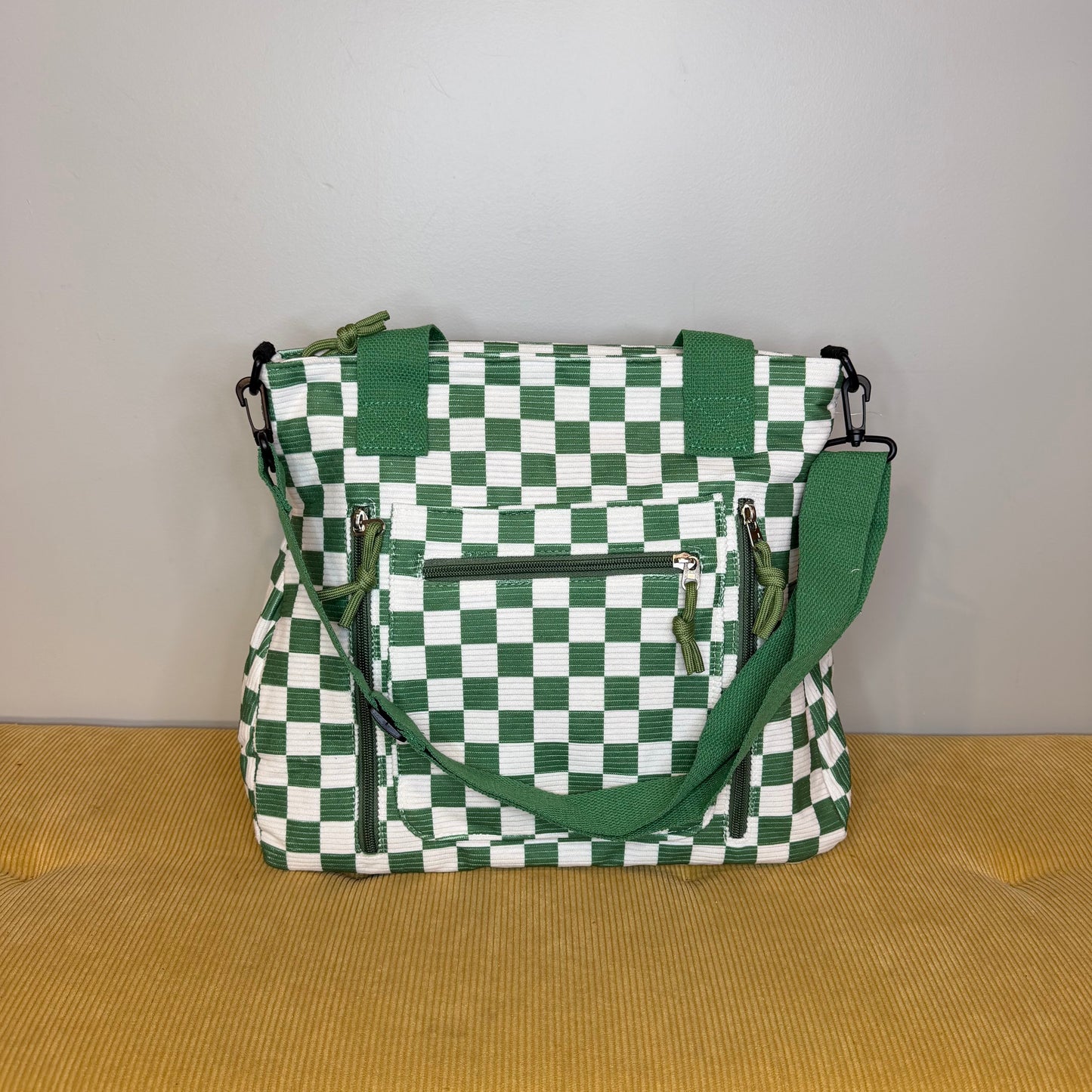 Caitlin Handbag - Corduroy Checker