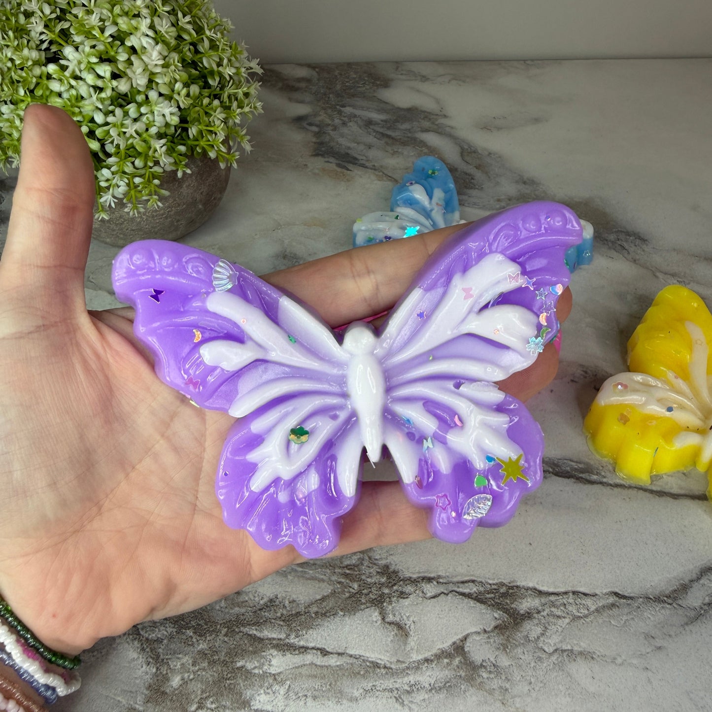 Squishy Toy - Butterfly + White