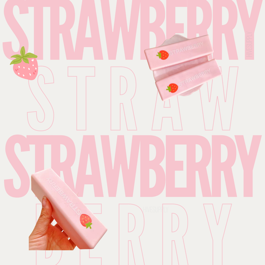 Squishy Toy - Strawberry Rectangle Butter