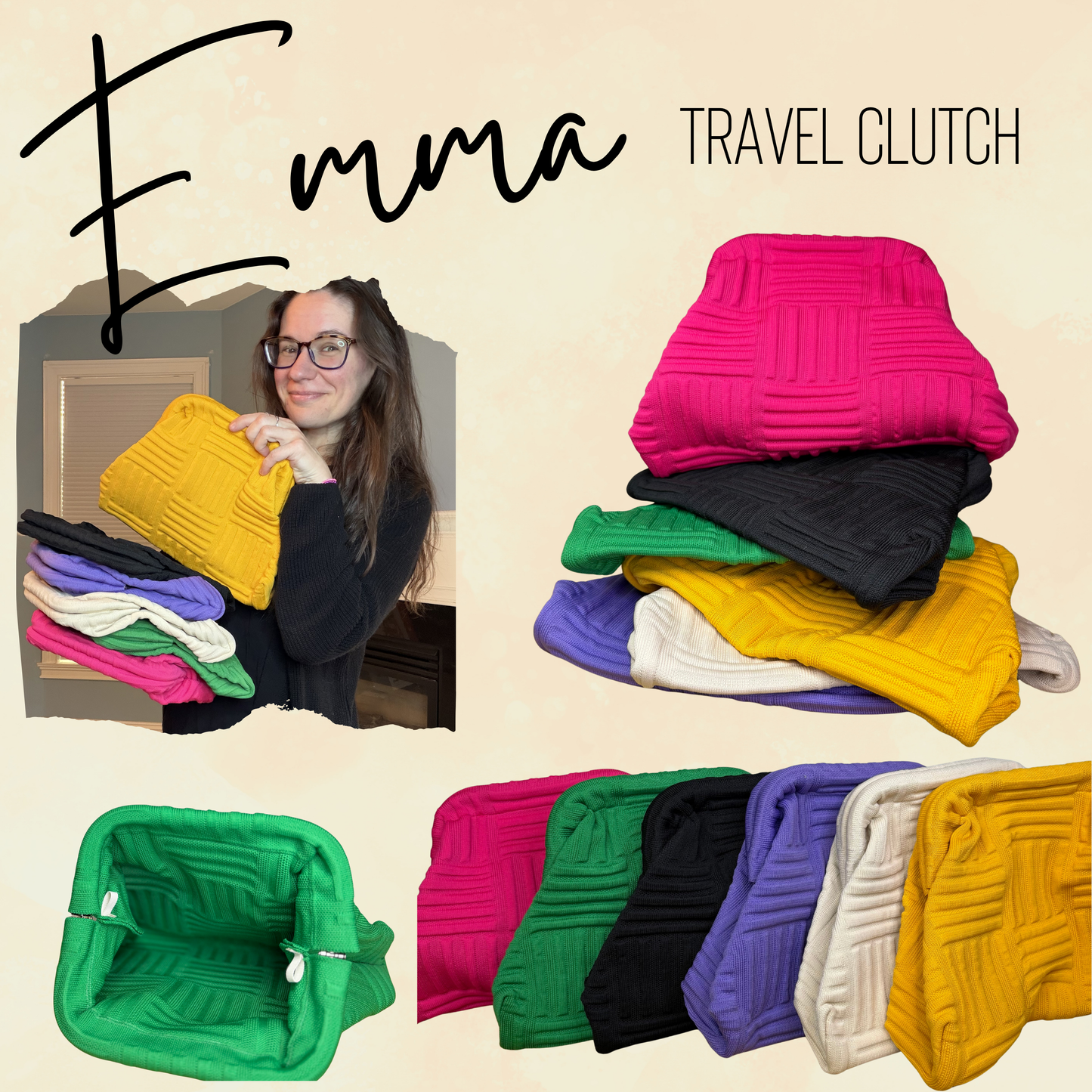 Emma Travel Clutch