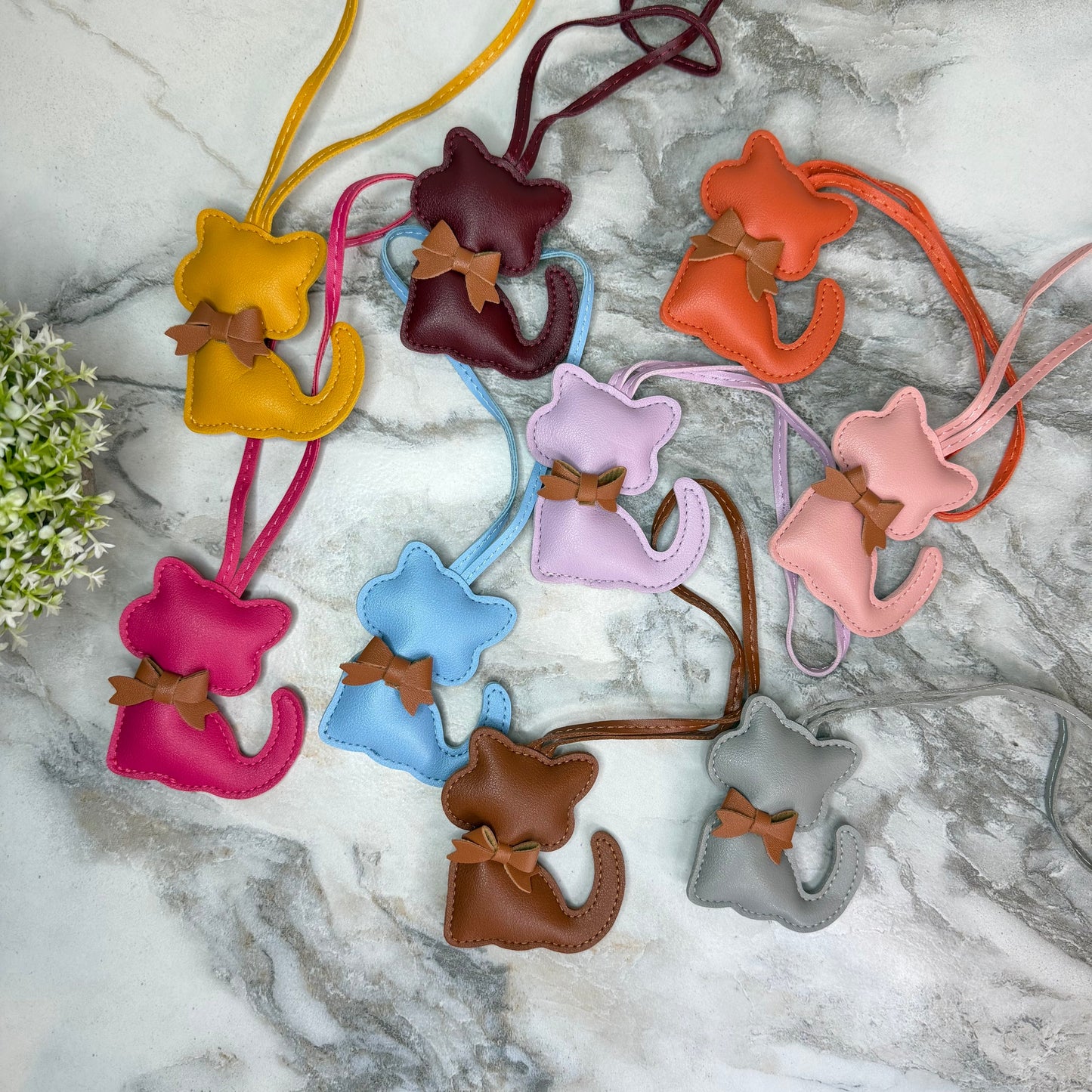 Bag Charm - Cat Bow