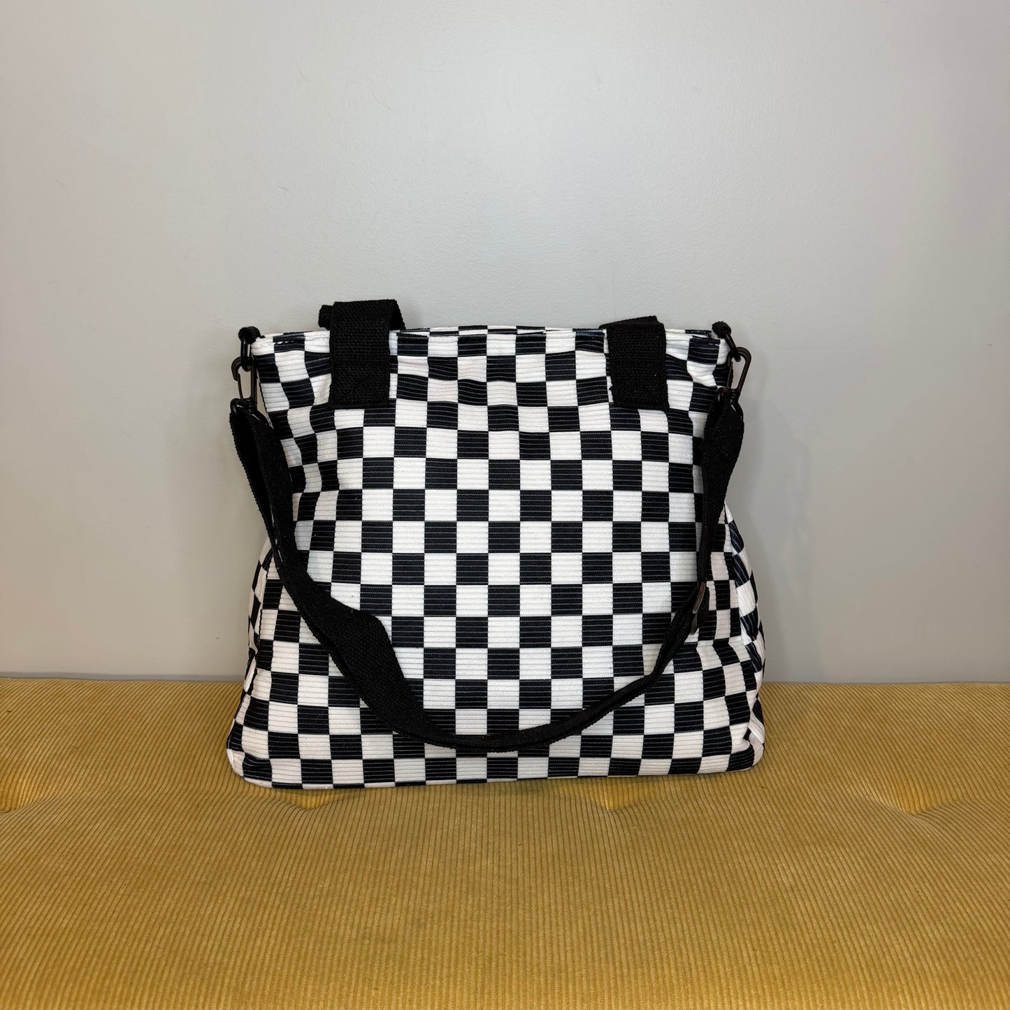 Caitlin Handbag - Corduroy Checker