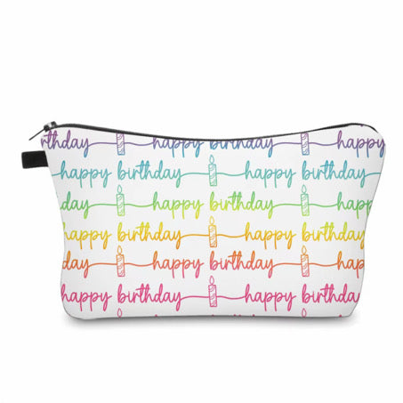 Pouch - Happy Birthday Rainbow