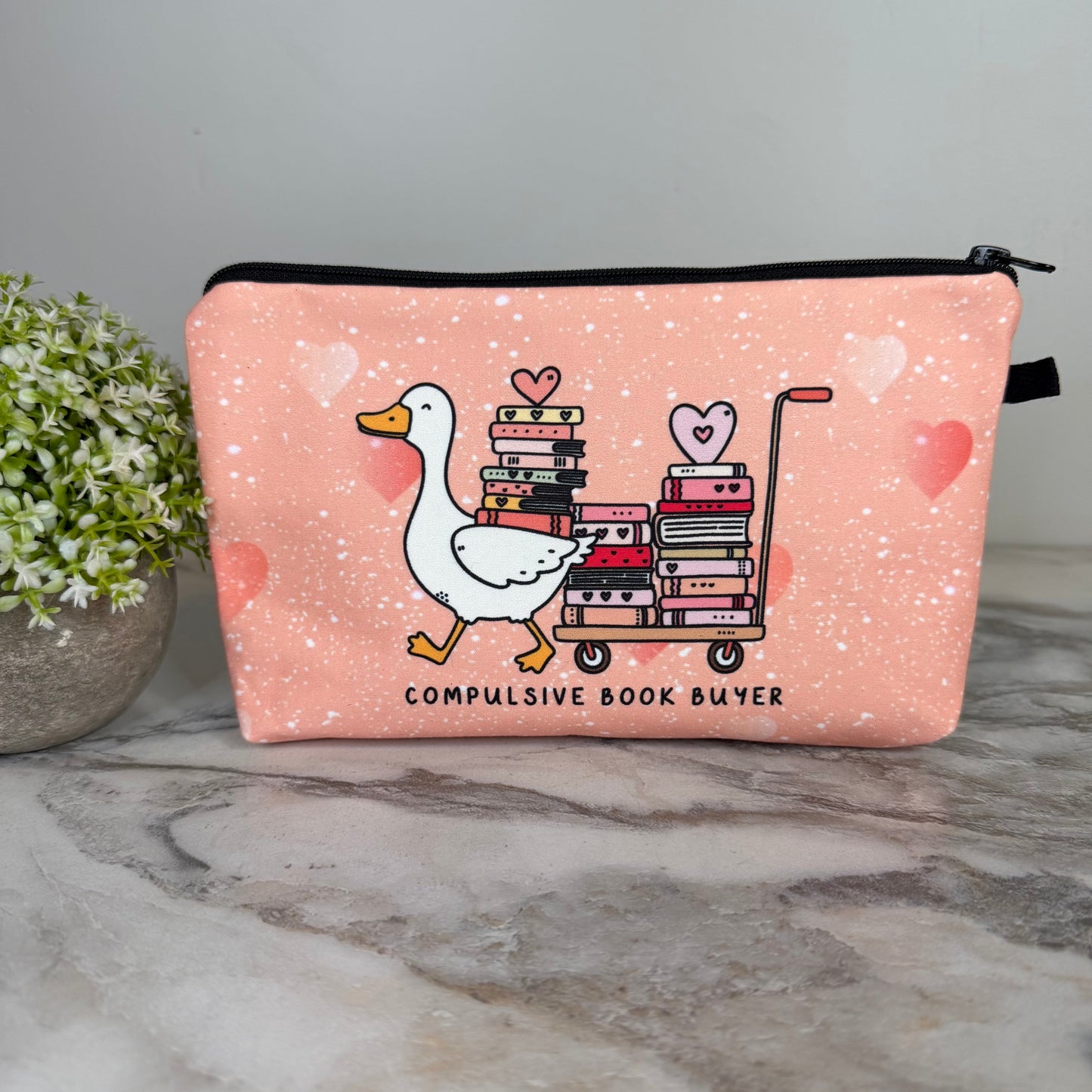 Pouch - Goose Book Compulsive Book Buyer
