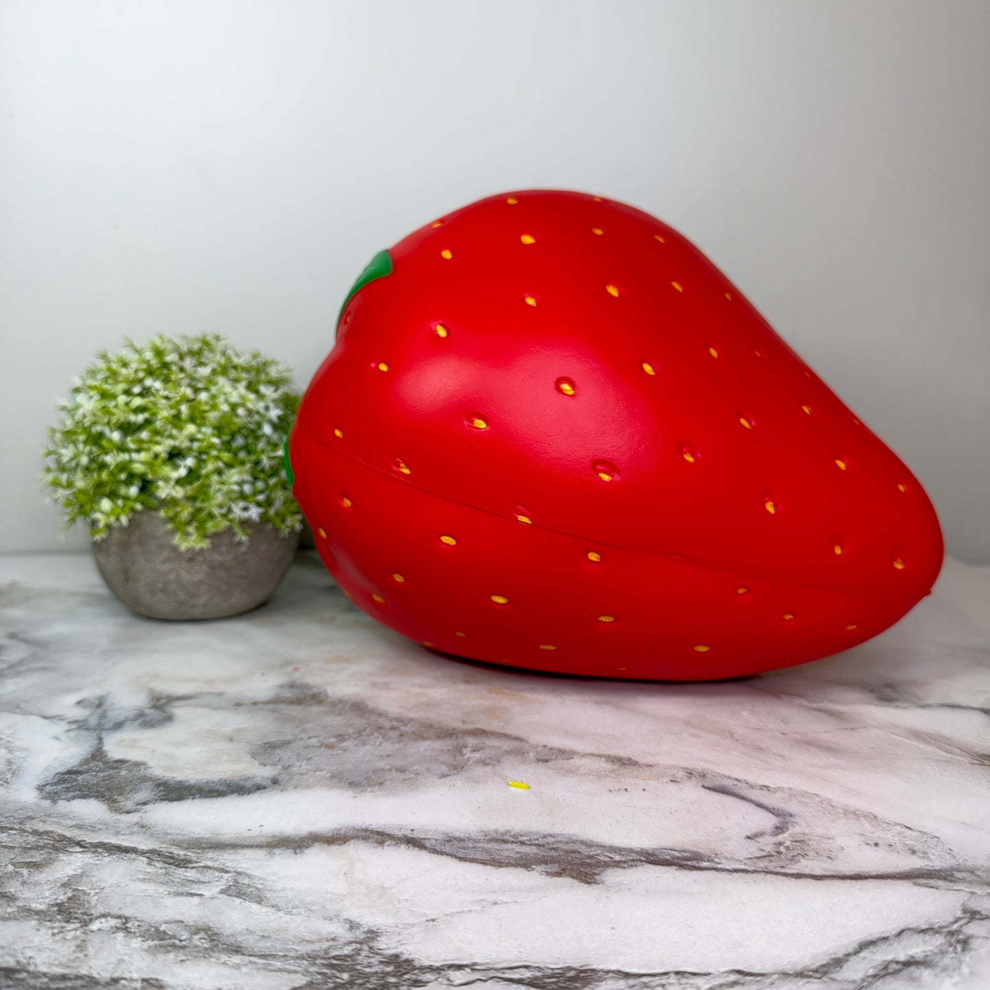 Squishy Toy - Strawberry Foam, Jumbo