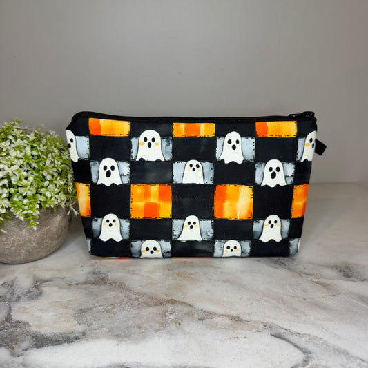 Pouch - Halloween Fall - Patchwork Ghost