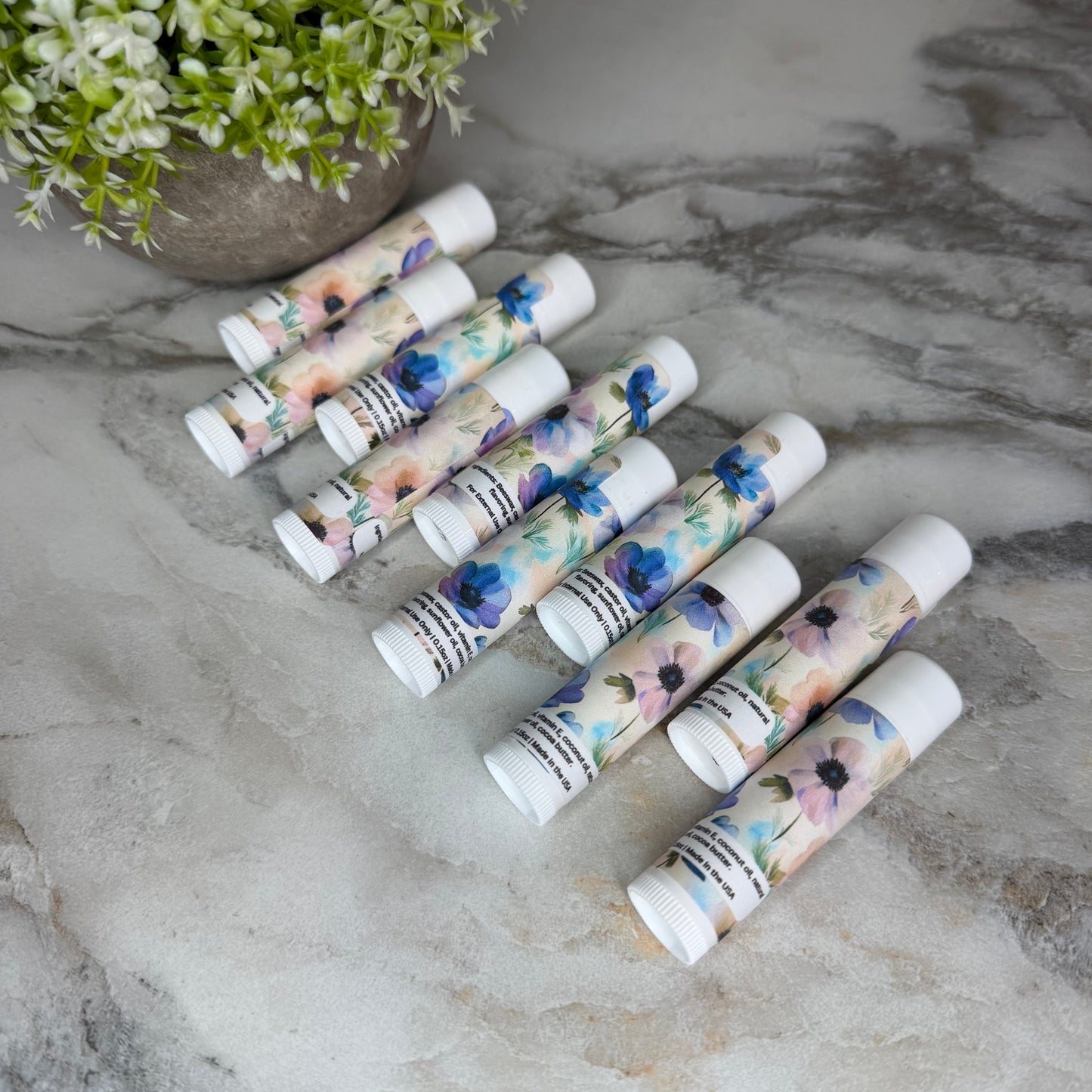 Lip Balm - Watercolor Floral