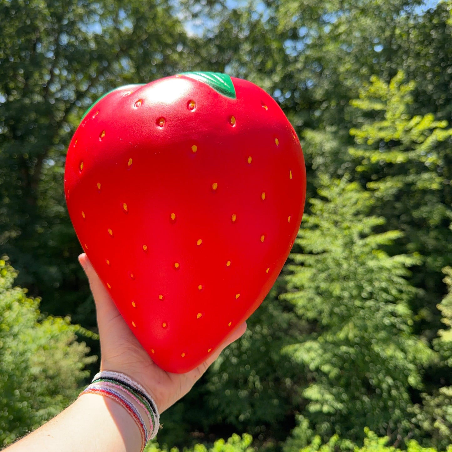 Squishy Toy - Strawberry Foam, Jumbo