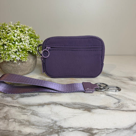 Rue - Nylon Wristlet Wallet - Plum