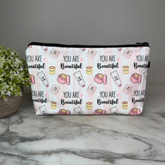 Pouch - Makeup Cosmetic You Are Beautiful