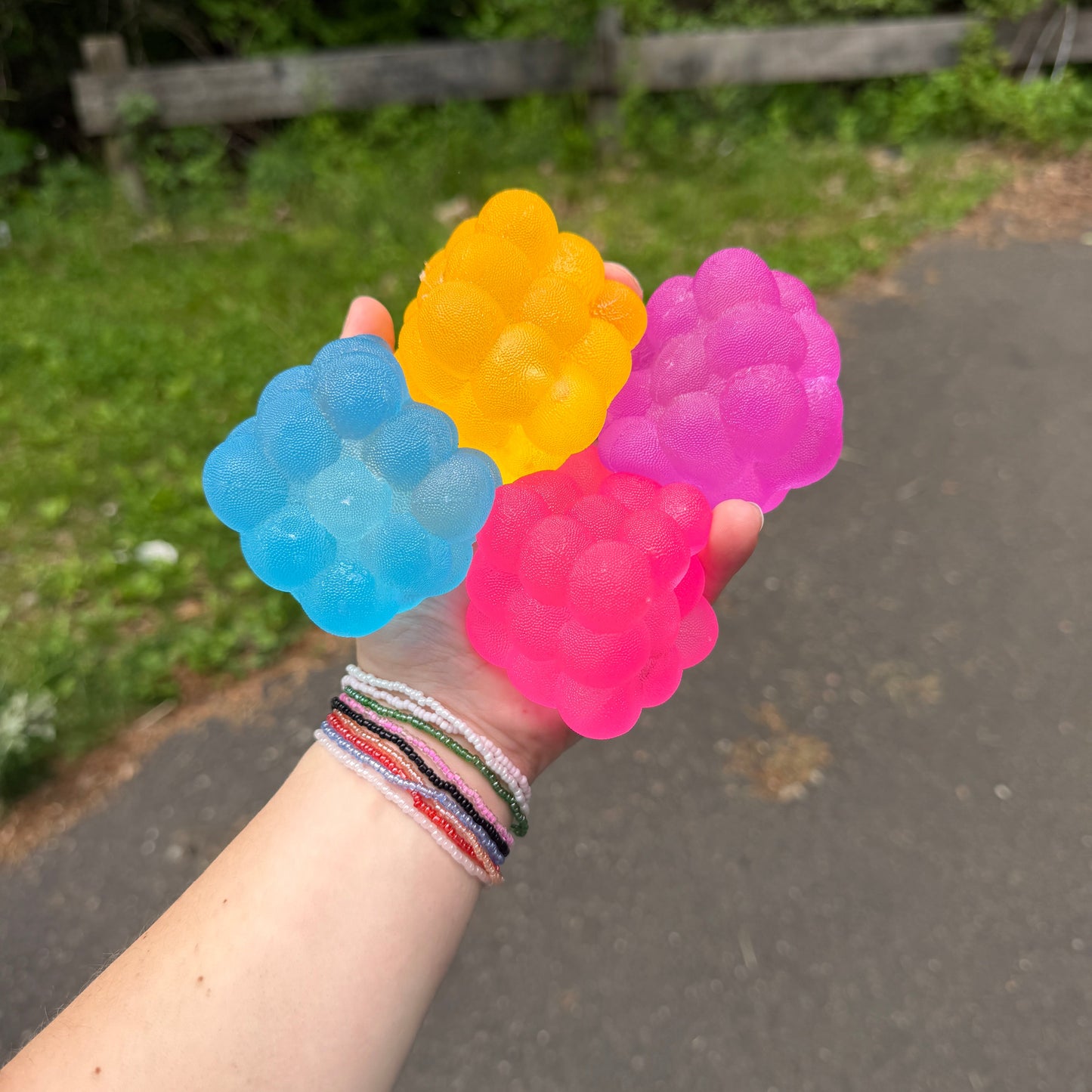 Squishy Toy - Textured Nine Cube