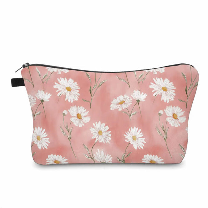Pouch - Floral Pink Daisy