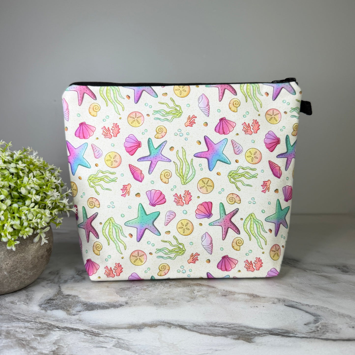 Pouch XL - Mermaid Seashell Ocean Summer