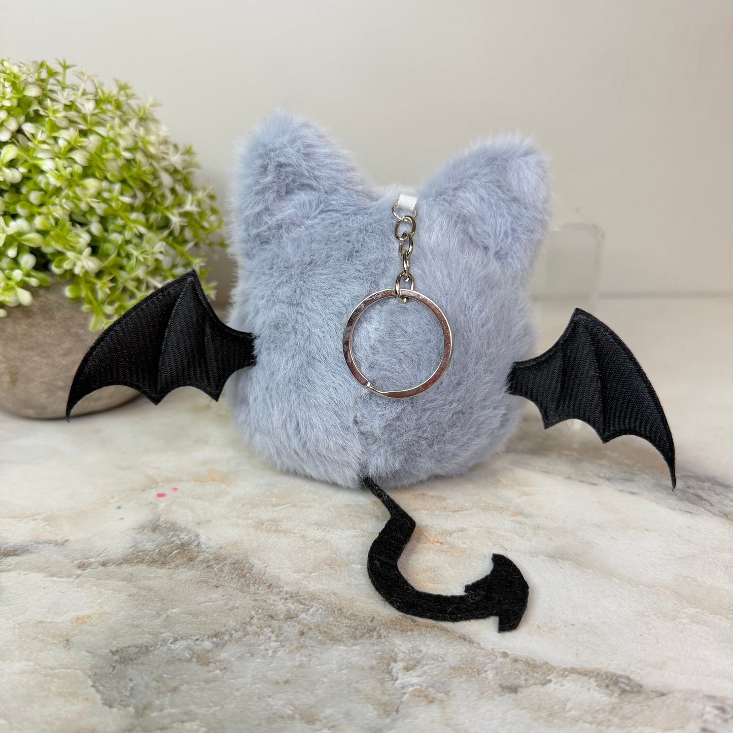 Keychain - Pom Pom Bat