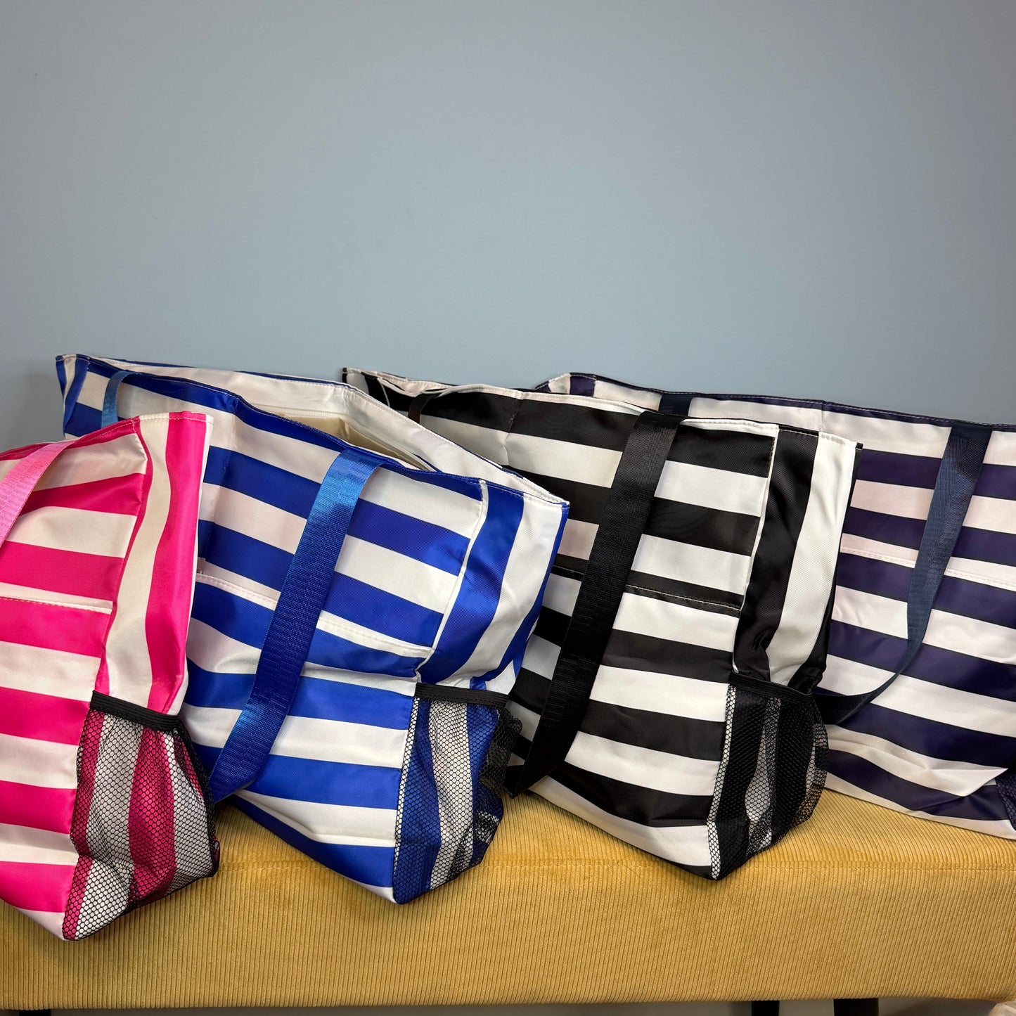 Tote Bag - Summer Stripes - Pink