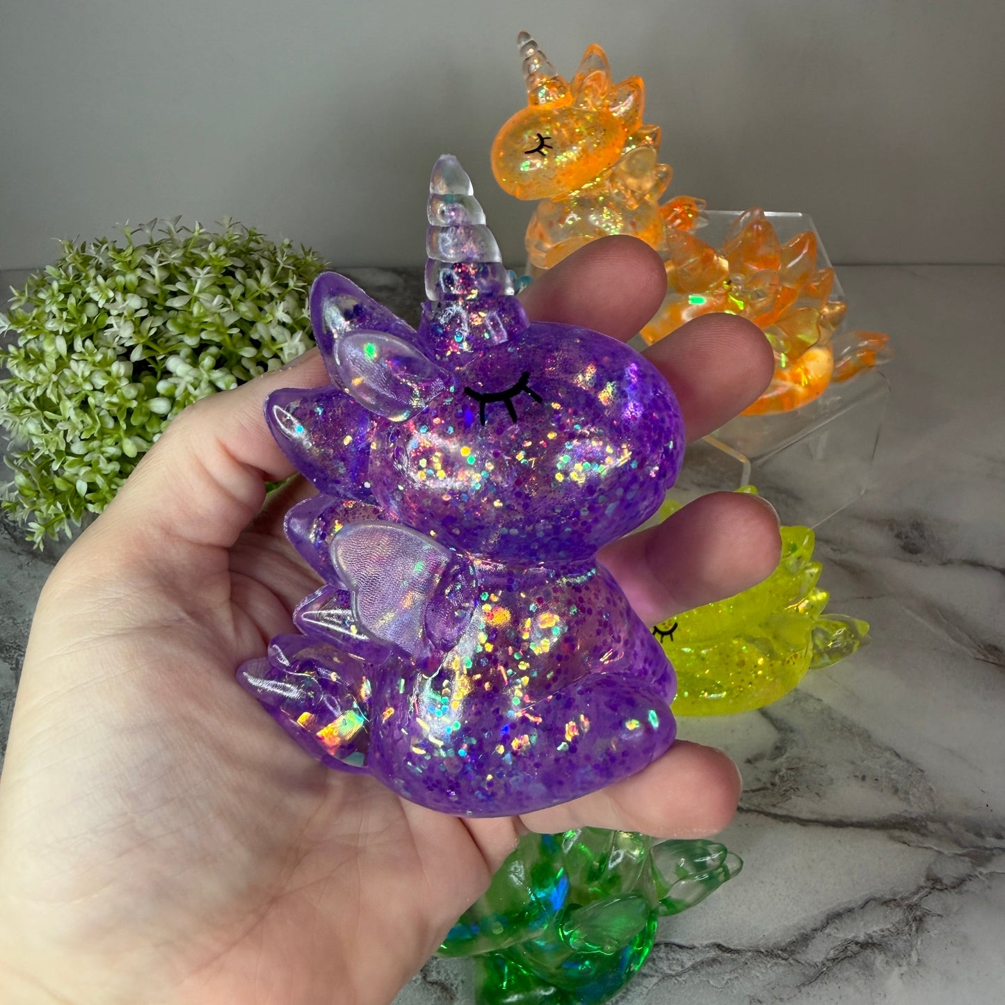 Squishy Toy - Unicorn Glitter