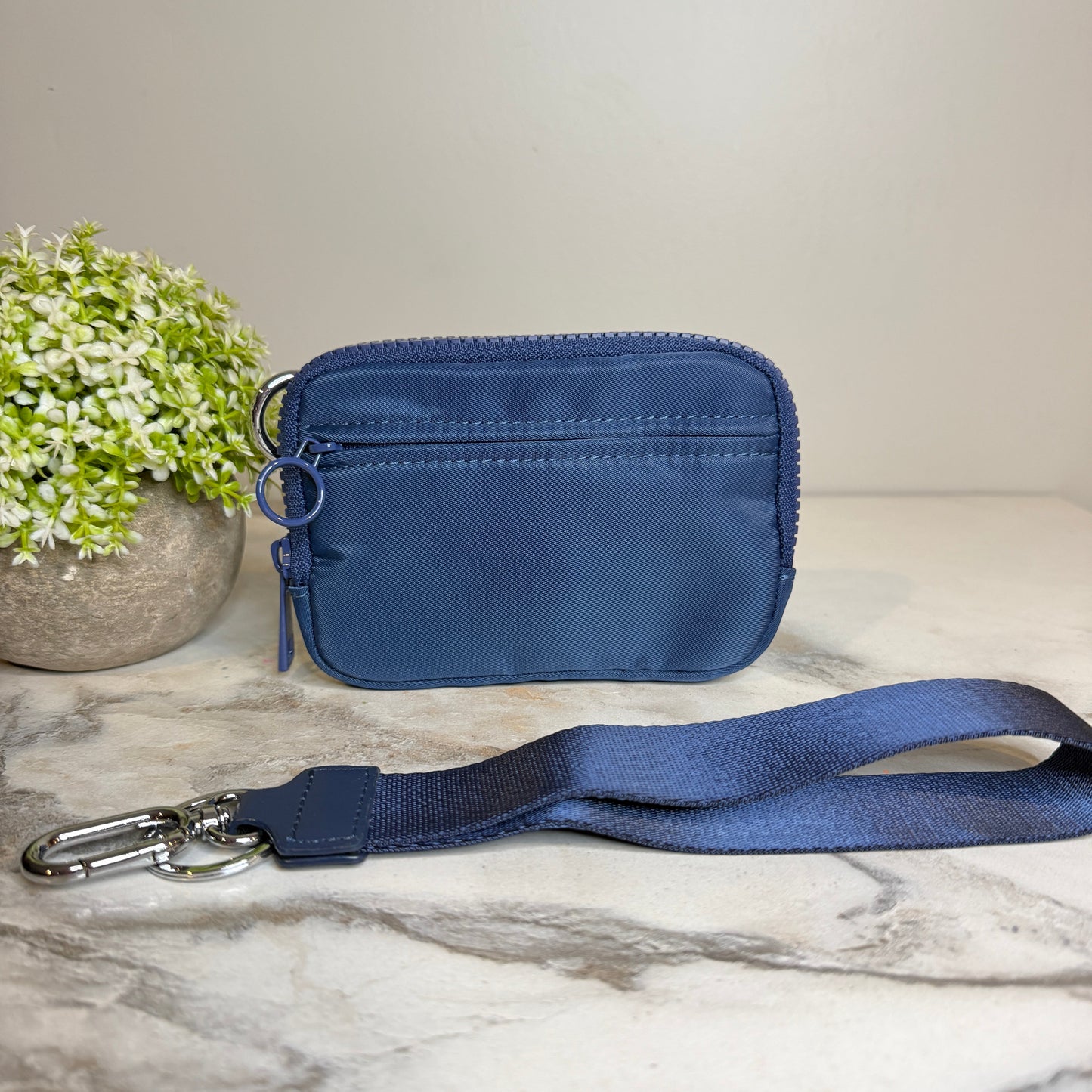 Rue - Nylon Wristlet Wallet - Navy