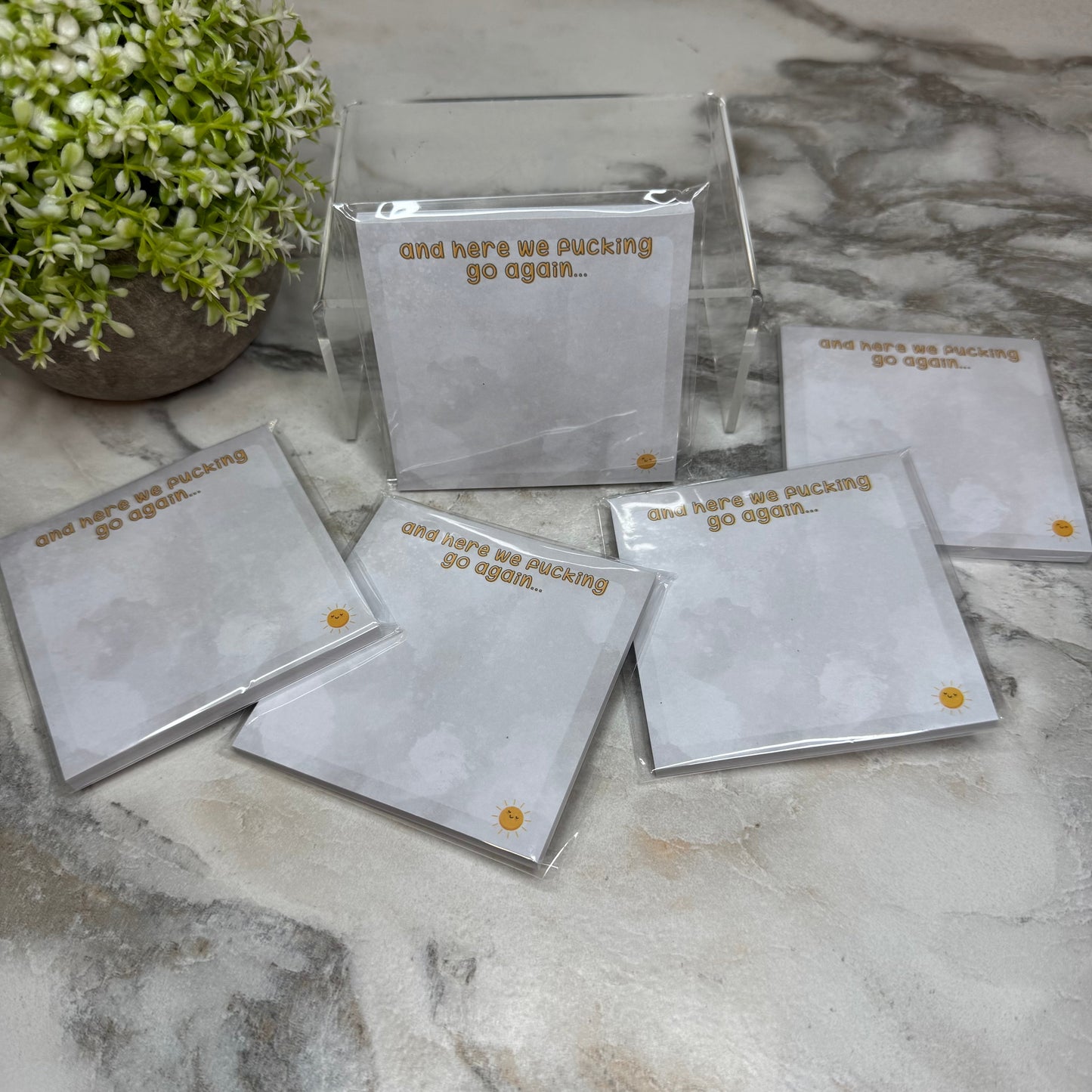 The Sticky Note Collection - Adult, Here We Fucking Go