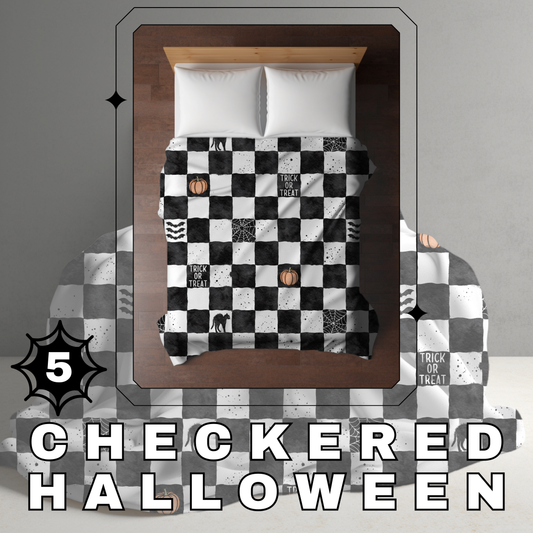 Blanket Halloween #5 - Checkered Halloween - PREORDER ends 7/25