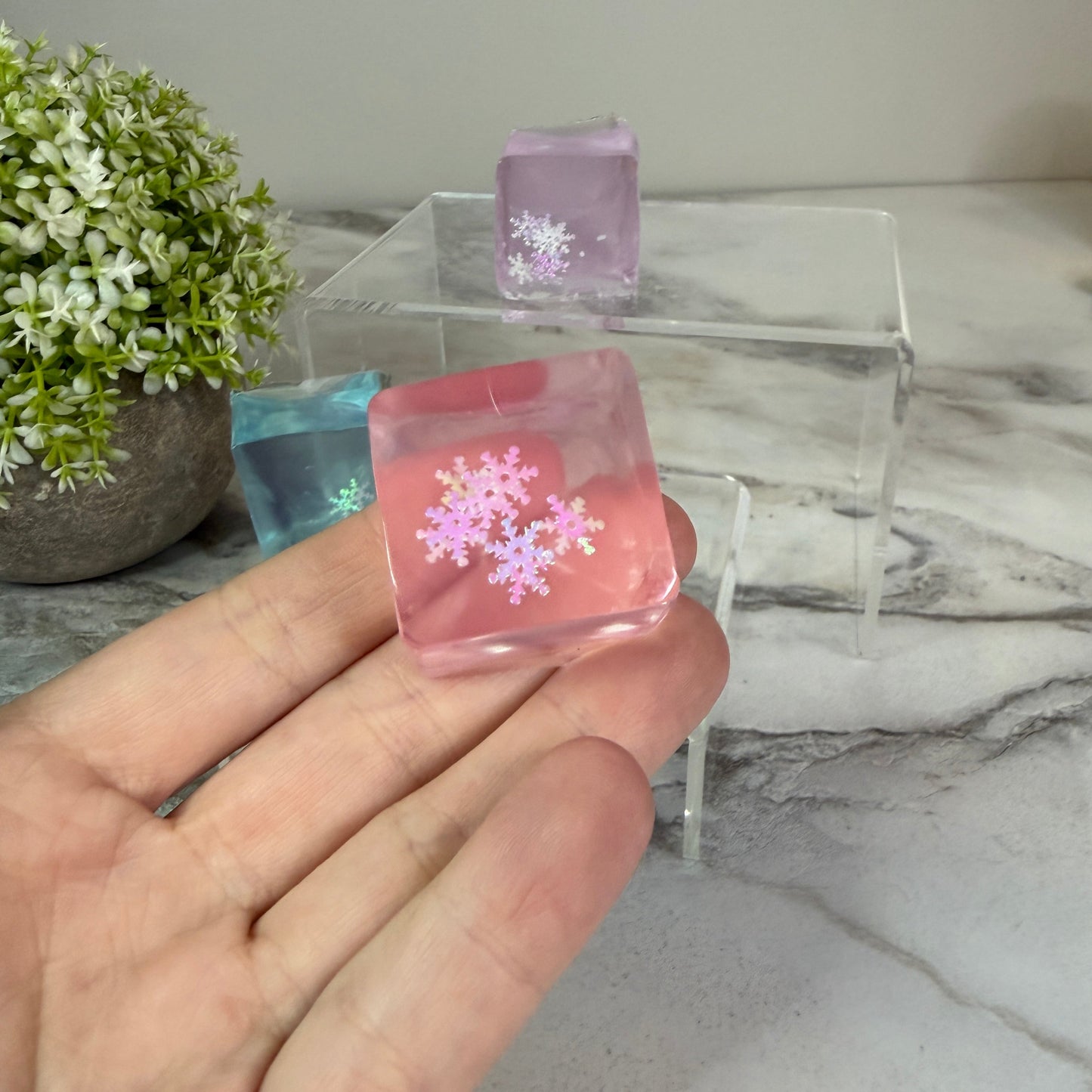 Squishy Toy - Ice Cube Snowflake