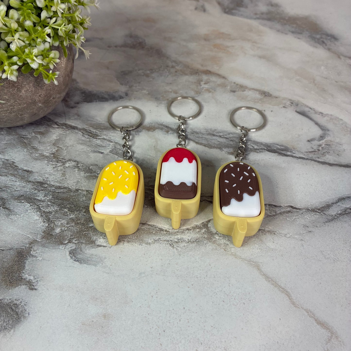 Keychain Clicker Toy - Popsicle