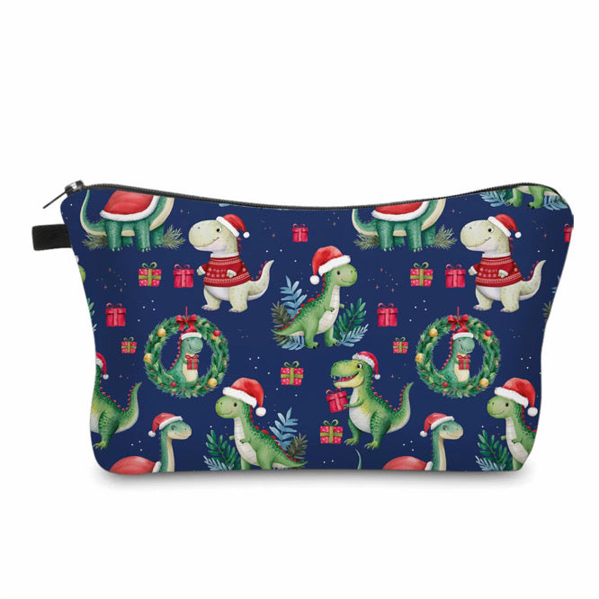 Pouch - Christmas Winter - Dinosaur
