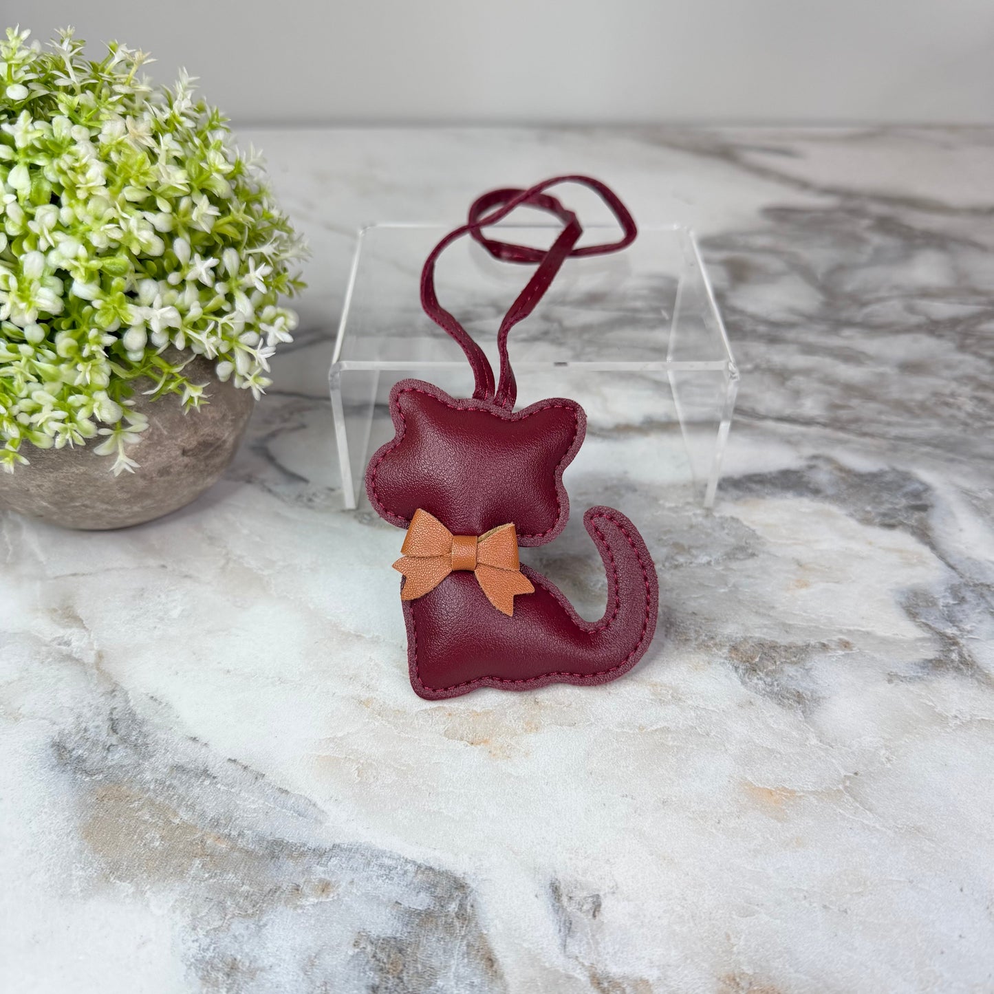 Bag Charm - Cat Bow