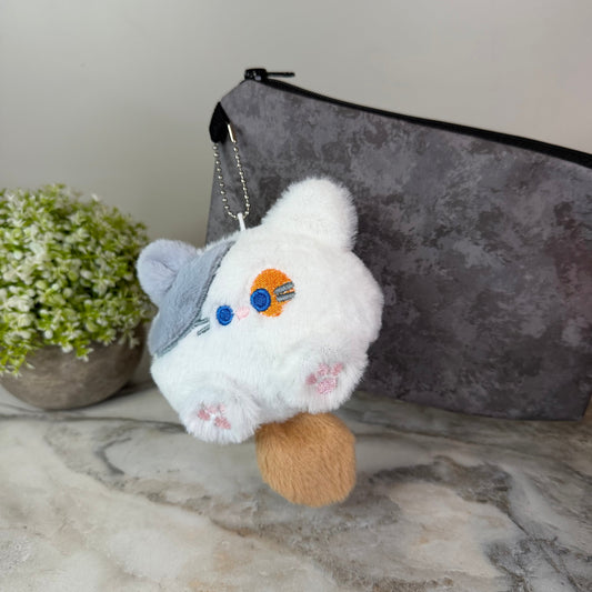 Bundled Set - Pouch + Cat Keychain