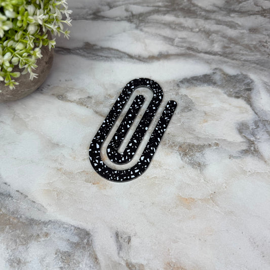 Jumbo Paperclip - Black Composition Notebook Teach Teacher