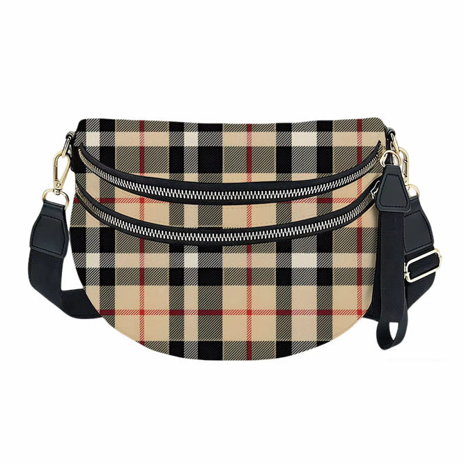The Roni Nylon Crossbody - Famous Plaid - PREORDER