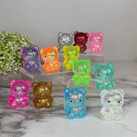 Squishy Toy - Baby Gummy Bear, Glitter