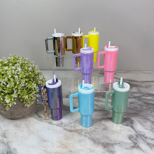 Keychain - Lip Balm Tumbler Holographic
