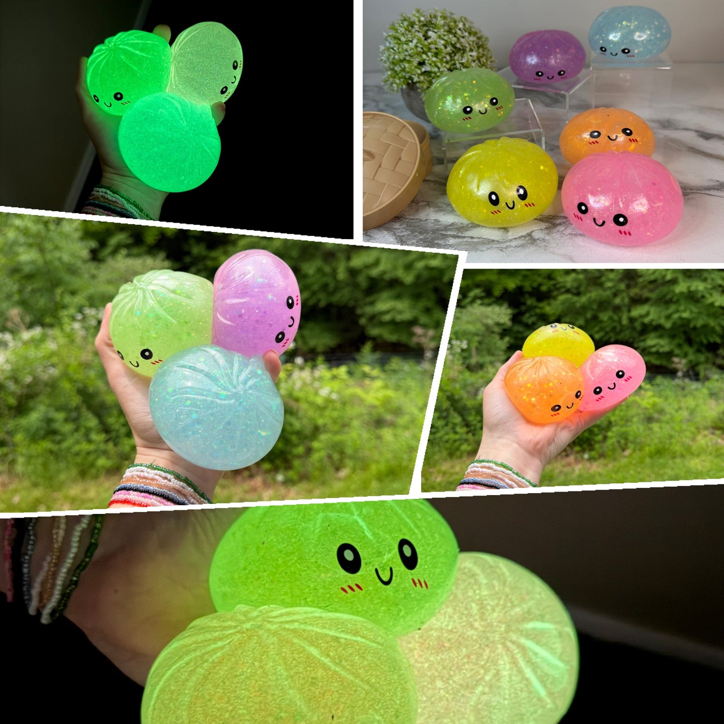 Squishy Toy - Halloween Dumpling, Glow In The Dark