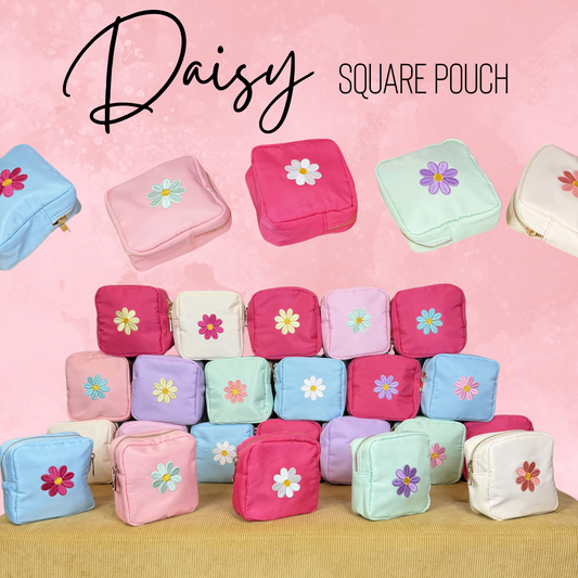 The Daisy - Square Pouch