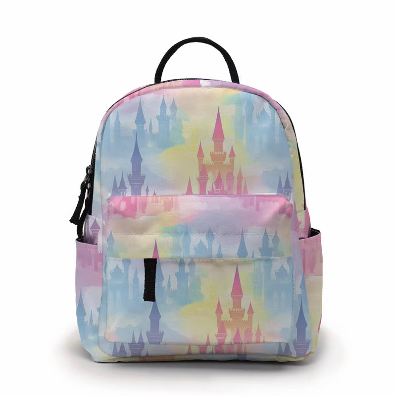 Mini Backpack - Pastel Castle