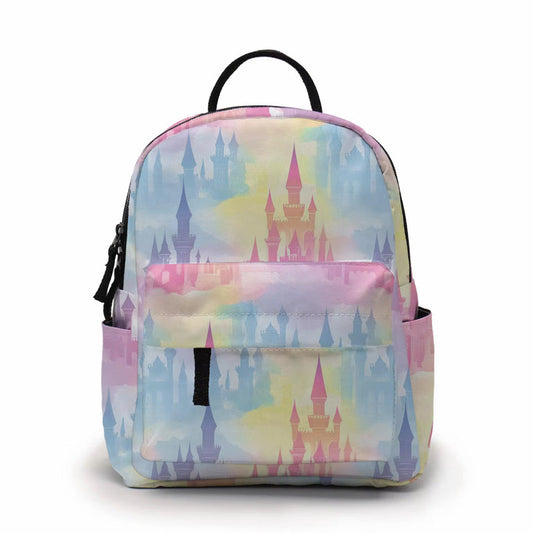 Mini Backpack - Pastel Castle