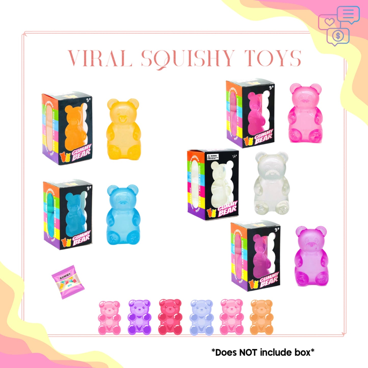 Squishy Toy - Gummy Bear